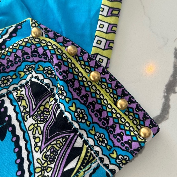 New York & Company Asymmetrical Dress in Blue and Purple - Picture 4 of 4